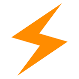 Docomo high voltage sign emoji image