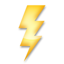 LG high voltage sign emoji image