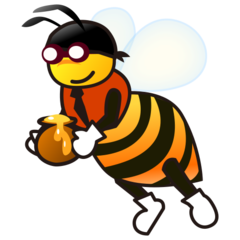 Emojidex honeybee emoji image