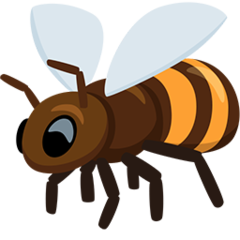 Facebook Messenger honeybee emoji image