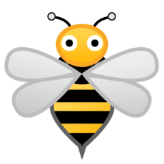 Google honeybee emoji image