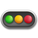 LG horizontal traffic light emoji image