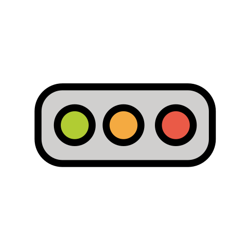 Openmoji horizontal traffic light emoji image