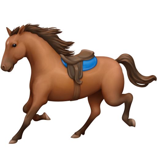 Facebook horse emoji image