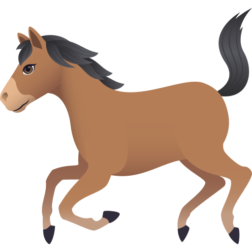 JoyPixels horse emoji image