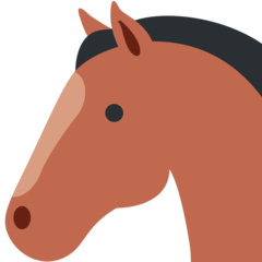 Twitter horse face emoji image
