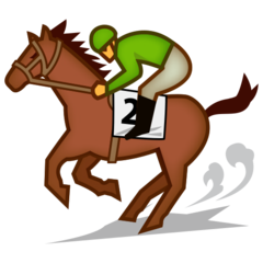 Emojidex horse racing emoji image
