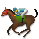 LG horse racing emoji image