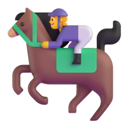 Microsoft Teams horse racing emoji image