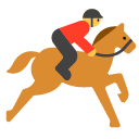 Toss horse racing emoji image
