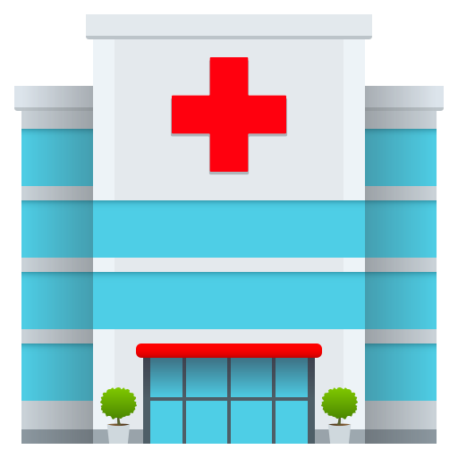JoyPixels hospital emoji image