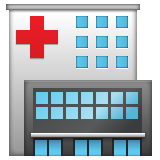 Whatsapp hospital emoji image