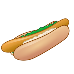 Emojidex hot dog emoji image