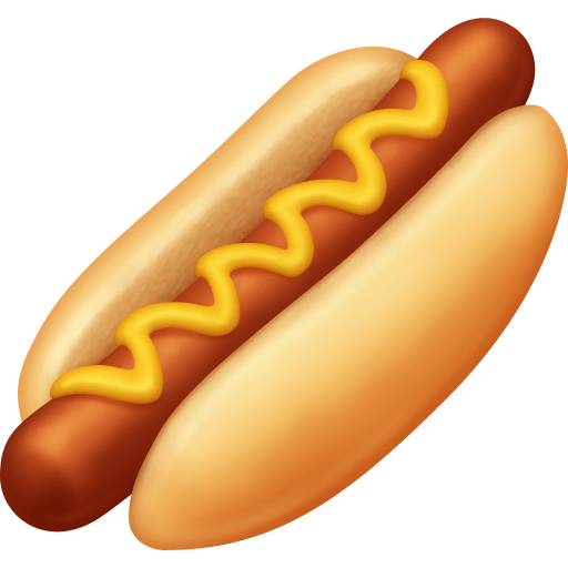 Facebook hot dog emoji image