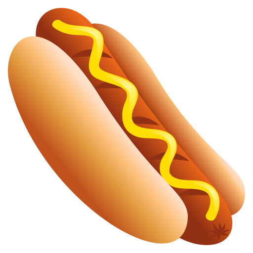 JoyPixels hot dog emoji image