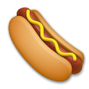 LG hot dog emoji image