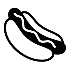 Noto Emoji Font hot dog emoji image