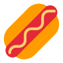 Toss hot dog emoji image