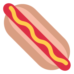 Twitter hot dog emoji image
