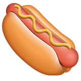 Whatsapp hot dog emoji image