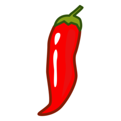 Emojidex hot pepper emoji image