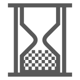 Docomo hourglass emoji image