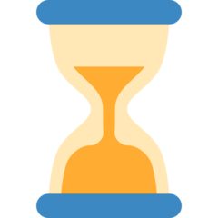 Twitter hourglass emoji image