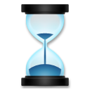 LG hourglass with flowing sand emoji image