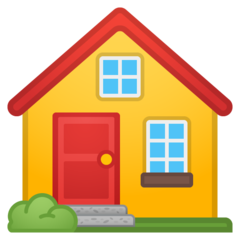 Google house building emoji image