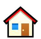 SoftBank house building emoji image