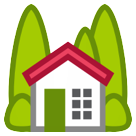 HTC house with garden emoji image