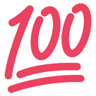 HTC hundred points symbol emoji image