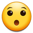 Samsung hushed face emoji image