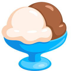 Facebook Messenger ice cream emoji image