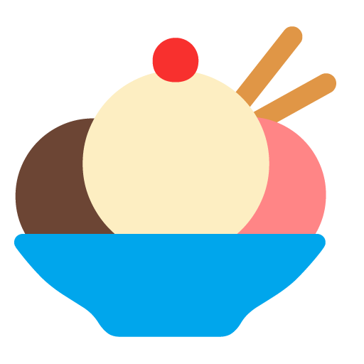 Microsoft ice cream emoji image