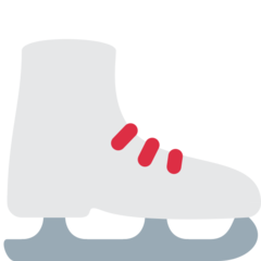 Twitter ice skate emoji image