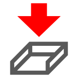 Docomo inbox tray emoji image