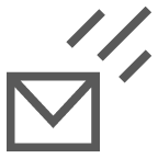 au by KDDI incoming envelope emoji image