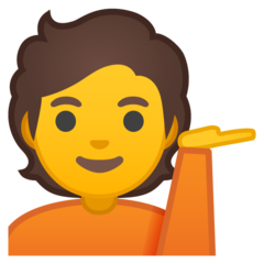 Google information desk person emoji image