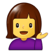 Samsung information desk person emoji image