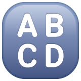 Whatsapp input symbol for latin capital letters emoji image