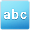 Samsung input symbol for latin letters emoji image