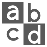 Docomo input symbol for latin small letters emoji image