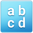 Samsung input symbol for latin small letters emoji image