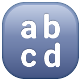 Whatsapp input symbol for latin small letters emoji image