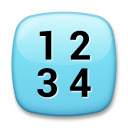 LG input symbol for numbers emoji image