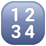 Whatsapp input symbol for numbers emoji image