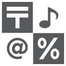 HTC input symbol for symbols emoji image
