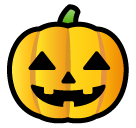 SoftBank jack-o-lantern emoji image