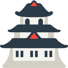 Mozilla japanese castle emoji image